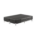 Ver imagem 2 de Base Box Gaveta Bipartido Queen Spubio Incofal Marrom 158x198x35cm
