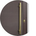 Ver imagem 6 de Porta de Aluminio Lambril 210x80cm com Puxador Super Abertura Esquerda