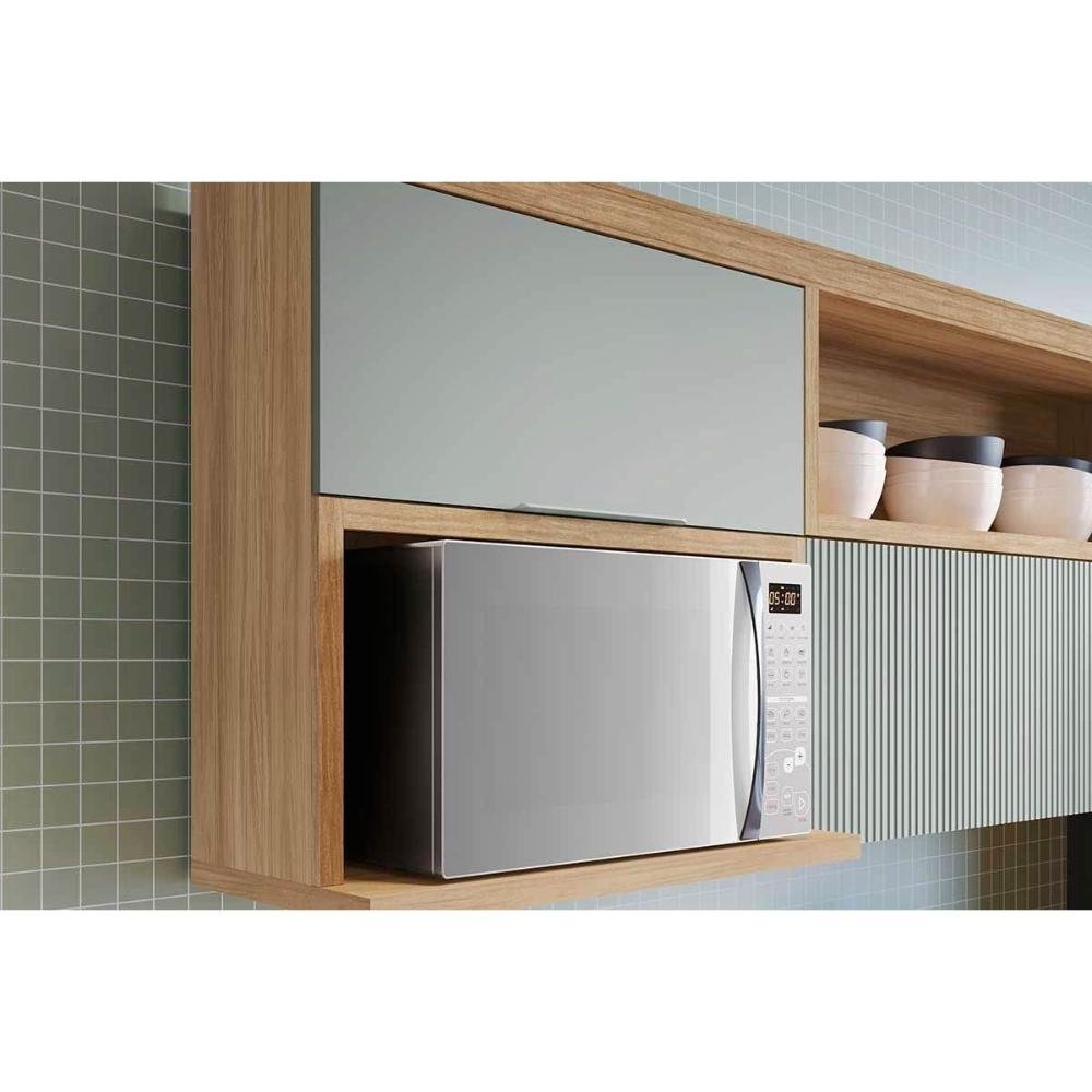 Cozinha Modulada Nesher Marquesa 5 Peças (3 Aéreos + 2 Balcões) Nature/verde-nesher - 10