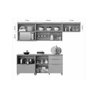 Cozinha Modulada Nesher Marquesa 5 Peças (3 Aéreos + 2 Balcões) Nature/verde-nesher - 6