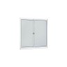 Janela Wc de Alumínio 02 Folhas Fit Branca - 40x60 - 1