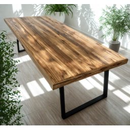 Bases Retangulares de Mesa Estilo Industrial 75x60cm Kit C/2un - Preto - 2