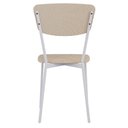 Ver imagem 7 de Kit 02 Cadeira para Sala de Jantar Village Branco C01 Linho Areia - Lyam Decor