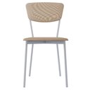 Ver imagem 3 de Kit 02 Cadeira para Sala de Jantar Village Branco C01 Linho Areia - Lyam Decor