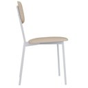 Ver imagem 6 de Kit 02 Cadeira para Sala de Jantar Village Branco C01 Linho Areia - Lyam Decor