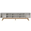 Ver imagem 5 de Rack para Sala de Estar TV 75 pol 218cm Aracaju C04 Off White Matte - Lyam Decor