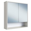 Ver imagem 2 de Armário de Banheiro Bari 2 Portas 60 Cm com Espelho Arenas - Art In Móveis