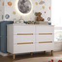 Ver imagem 2 de Cômoda Infantil 6 Gavetas Sky Yescasa