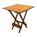 Ver imagem 4 de Kit Com 2 Jogos De Mesa Dobravel 70X70 Com 4 Cadeiras Mel Polipropileno Roxo Amarelo