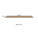 Ver imagem 2 de Tampo para Balcão 120 Cm 300 Freijó - Kits Paraná