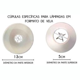Pendente Artesanal Com Bocais de Vela e Cúpulas de Algodão Libertas Rosas Artesanato Lampião Com Cúp - 7