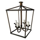 Ver imagem 6 de Pendente Artesanal Com Bocais de Vela e Cúpulas de Algodão Libertas Rosas Artesanato Lampião Com Cúp