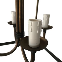Pendente Artesanal Com Bocais de Vela e Cúpulas de Algodão Libertas Rosas Artesanato Lampião Com Cúp - 12