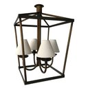 Ver imagem 3 de Pendente Artesanal Com Bocais de Vela e Cúpulas de Algodão Libertas Rosas Artesanato Lampião Com Cúp