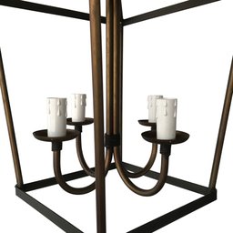 Pendente Artesanal Com Bocais de Vela e Cúpulas de Algodão Libertas Rosas Artesanato Lampião Com Cúp - 10
