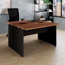 Ver imagem 5 de Conjunto Plataforma Pé Painel Espresso Móveis Nogal e Preto Marrom