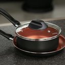 Ver imagem 5 de Conjunto de Panelas Antiaderente Pro-flon 7 Peças Topázio Cinza Range - Brinox