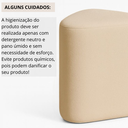 Ver imagem 7 de Kit 3 Puff Trevi Triangulo Moderno Decorativo Para Sala Quarto Tecido Boucle