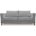 Ver imagem 4 de Sofa Balli 3 Lugares 210cm Pes Madeira Linho 223 Cinza Ezz Cinza