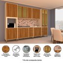 Ver imagem 4 de Cozinha Modulada Completa com 6 Peças e Vidro Reflecta Sofia Luciane Móveis