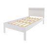 Cama de Solteiro para Colchão 88cm Branco Cm8010 Tecno Mobili - 3