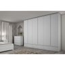 Guarda Roupa Casal Stillus C/ 6 Portas e 9 Gavetas Branco/neve  Tcil Móveis - 7