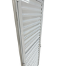 Porta de Aluminio Palheta Branca Ventilada Linha 25 - 210x100 Esquerda - 2
