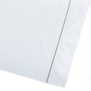 Ver imagem 2 de Kit 02 Fronhas Percal 600 Fios Egipcio 100% Algodão Cor:Branco