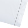 Kit 02 Fronhas Percal 600 Fios Egipcio 100% Algodão Cor:Branco - 2
