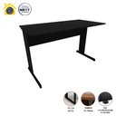 Ver imagem 3 de Mesa Escrivaninha de Estudos 135cm X 60cm Pé Metal F5 Office