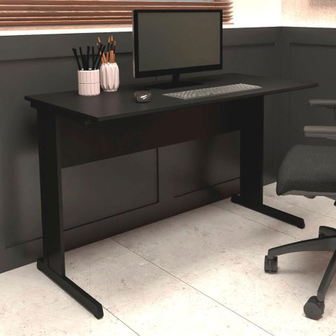Mesa Escrivaninha de Estudos 135cm X 60cm Pé Metal F5 Office