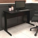 Ver imagem 1 de Mesa Escrivaninha de Estudos 135cm X 60cm Pé Metal F5 Office