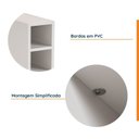 Ver imagem 3 de Nicho para Adega Planejado 15cm Ipanema CabeCasa MadeiraOriginals Branco