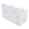 BALCÃO DE ATENDIMENTO RETO 100% MDF M477.B (LOJA, CAIXA) MUNDI MOVEIS - 3