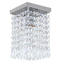 Lustre Clearcrilic Aurora de Cristal Acrilico Quadrado - 1