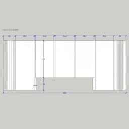 Cabeceira Personalizada Para Cama Queen Ripada 100% MDF:Cinza Sagrado - 3