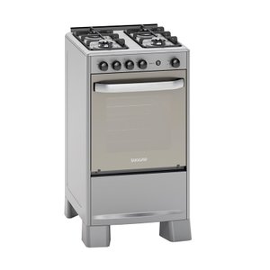 Fogão Select Prata Mesa Inox 4 Queimadores Bivolt Fgisl410prix Suggar