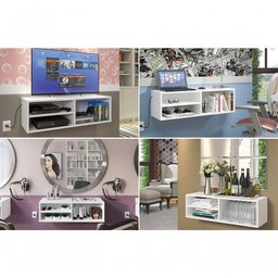 Balcão Armário Parede Tv Vídeo Games Utensílios Decoração - 5