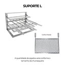 Ver imagem 6 de Kit Churrasqueira Gourmet 70cm Mod. Três Águas Preta com Suporte L