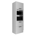 Ver imagem 5 de Torre Quente 70cm Branca para Forno e Micro-Ondas com Rodapé, 1 Porta Basculante e 2 Gavetas -