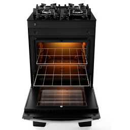 Fogão 4 Bocas Atlas Agile UP Glass Mesa de Vidro 300001662 50L Preto Bivolt - 5