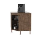 Ver imagem 3 de Balcão Modulado de Canto com Tampo Fidelitá Lisboa 75cm 1 Porta Noce/off-white