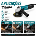 Ver imagem 5 de Kit Esmerilhadeira (M9510B) 4.1/2" 110V - Makita