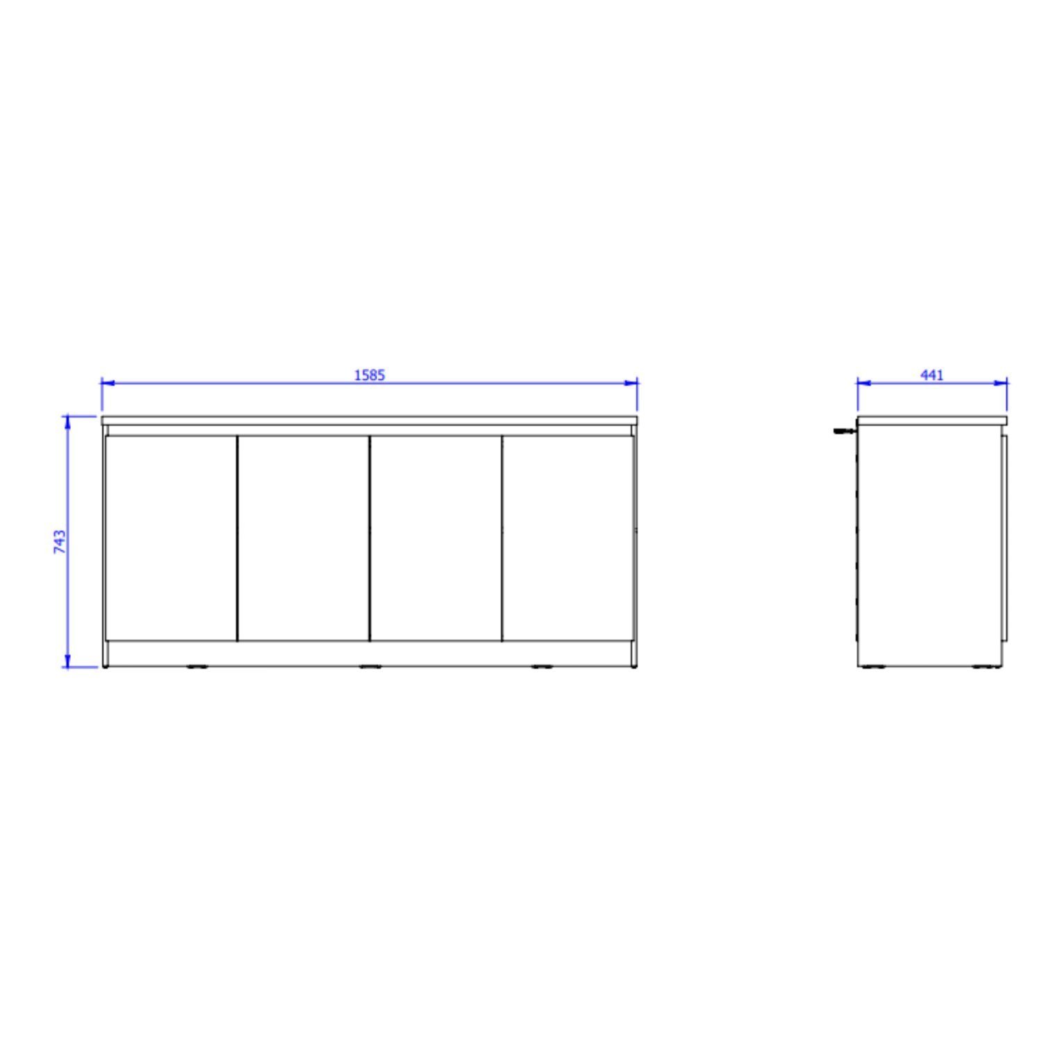 Buffet Truzzi Fit com 4 Portas 1.6 - 3