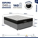 Ver imagem 4 de Cama Box Baú com Colchão de Espuma D45 Ortobom Airtech Ortopillow 150 Casal 138cm