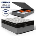 Ver imagem 2 de Cama Box Baú com Colchão de Espuma D45 Ortobom Airtech Ortopillow 150 Casal 138cm