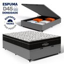 Ver imagem 4 de Cama Box Baú + Colchão de Espuma D45 Ortobom Airtech Ortopillow 150 Casal 138 cm