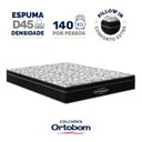 Ver imagem 6 de Cama Box Baú + Colchão de Espuma D45 Ortobom Airtech Ortopillow 150 Casal 138 cm