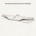 Ver imagem 4 de Kit 15 Puxador de Móveis Wave Cava 30cm em Alumínio - Champanhe