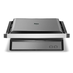 Grill Pgr32 Philco com Chapa Estendida Abertura 180° Revestimento Antiaderente 127v - 2